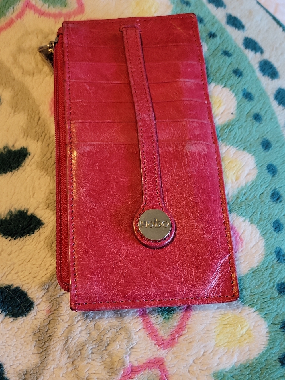Hobo leather card holder